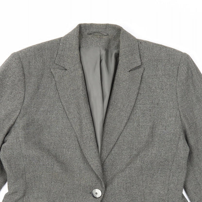 Womens UK Size 12 Richards Regular Grey Blazer