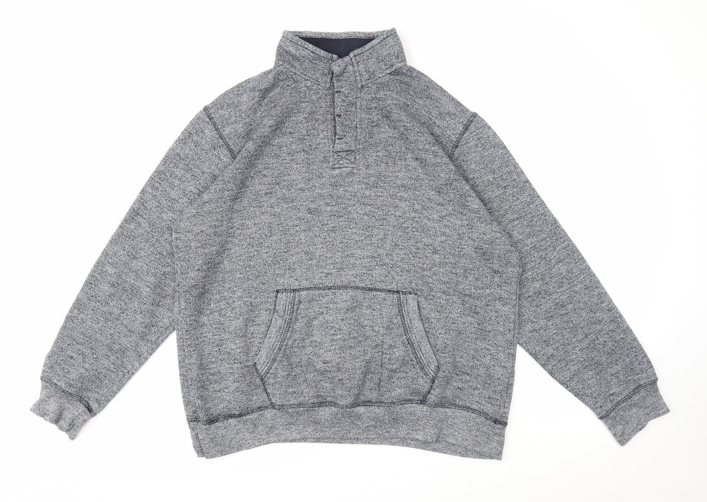 Mens UK Size L BHS Grey Pullover Sweatshirt