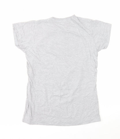 Womens UK Size XL Gildan Grey Basic T-Shirt