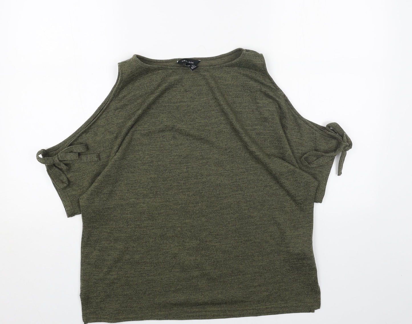 Womens UK Size M New Look Green Pullover Jumper