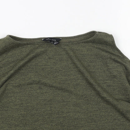 Womens UK Size M New Look Green Pullover Jumper