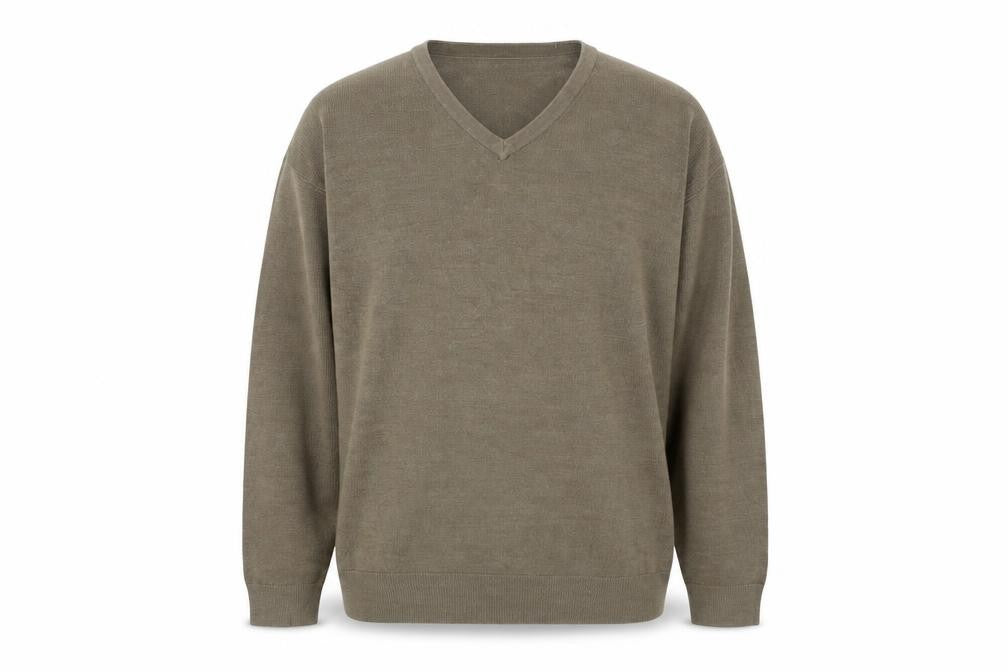 Mens UK Size L John Lewis Brown Pullover Jumper