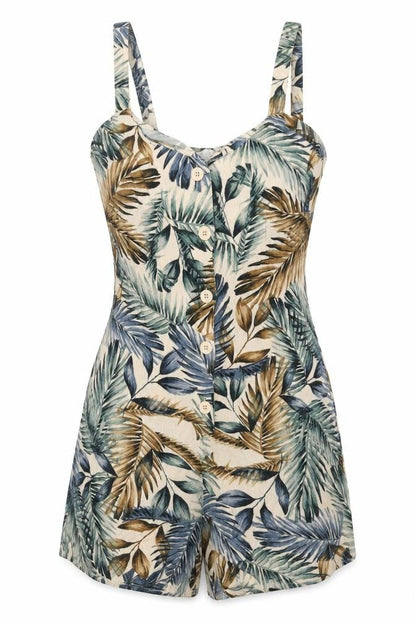 Womens UK Size 8 Primark One-Piece Beige Playsuit