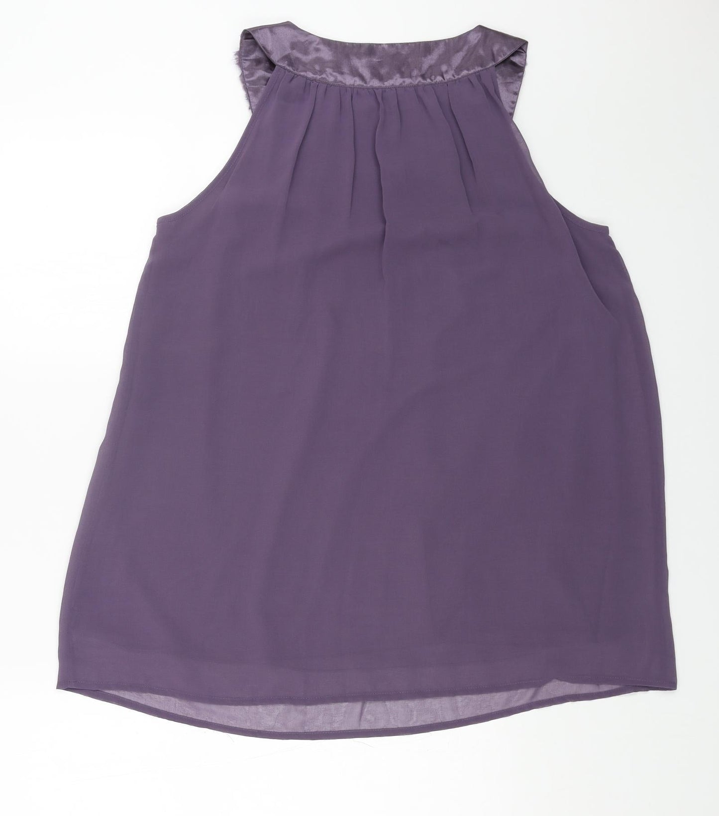 Womens UK Size 8 INTOWN Purple Basic Tank