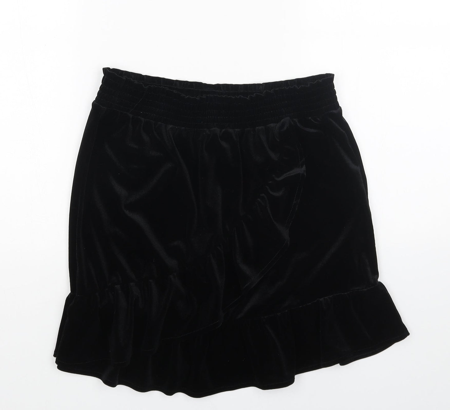 Monki Womens Black Polyester Trumpet Skirt Size S
