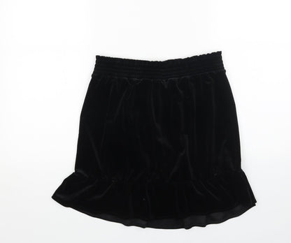 Monki Womens Black Polyester Trumpet Skirt Size S