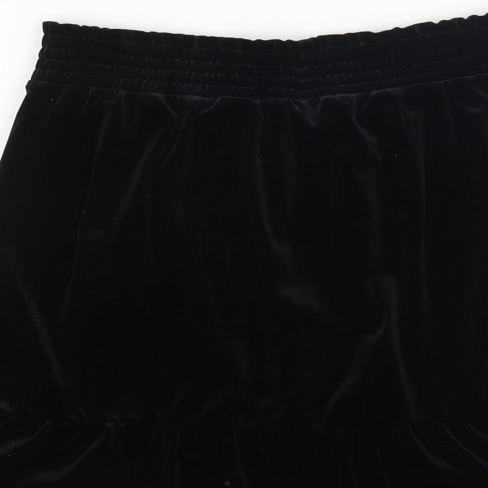 Monki Womens Black Polyester Trumpet Skirt Size S