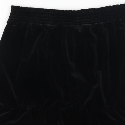 Monki Womens Black Polyester Trumpet Skirt Size S