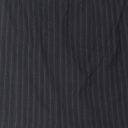 Autonomy Womens Grey Striped Polyester Straight & Pencil Skirt Size 8 Zip