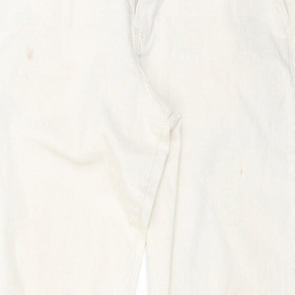 Womens UK Size 34 in Marks and Spencer Regular Fit Tapered White Jeans