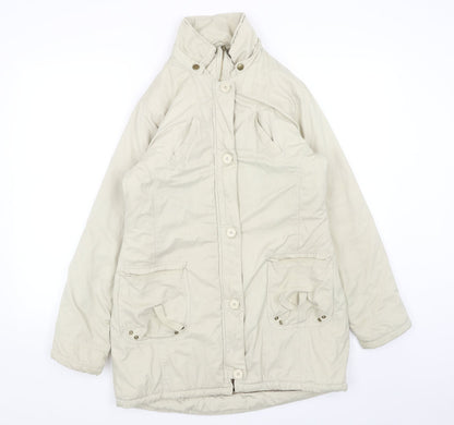 Womens UK Size 12 NEXT Beige Overcoat