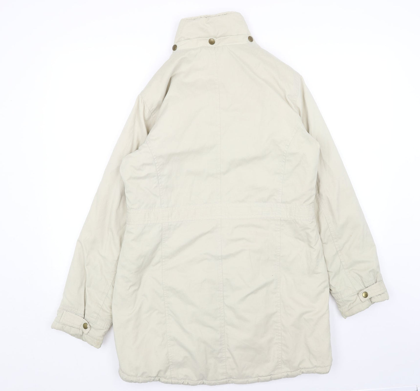 Womens UK Size 12 NEXT Beige Overcoat