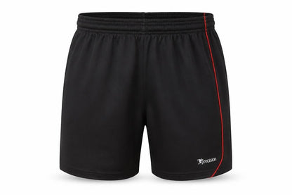 Precision Boys Black Polyurethane Sweat Shorts Size L Regular Drawstring