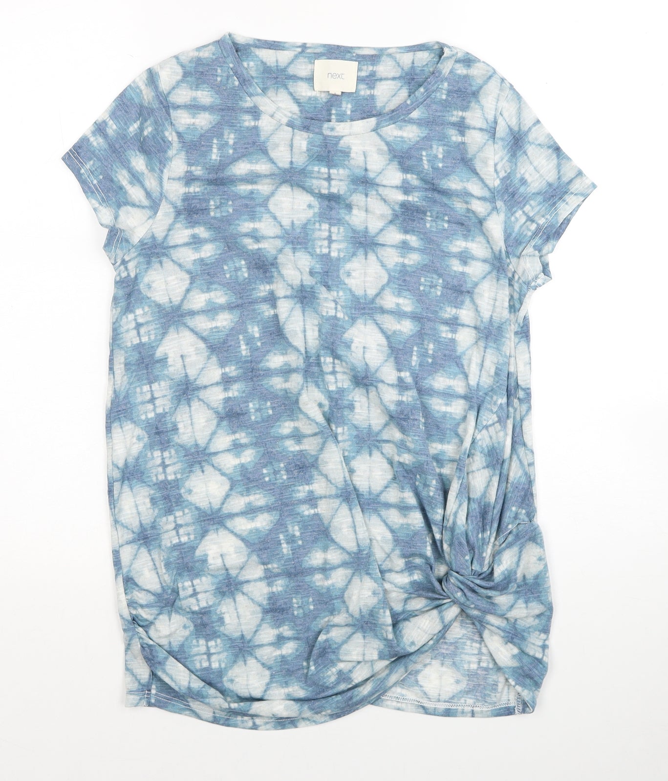 Womens UK Size 8 NEXT Blue Tunic T-Shirt