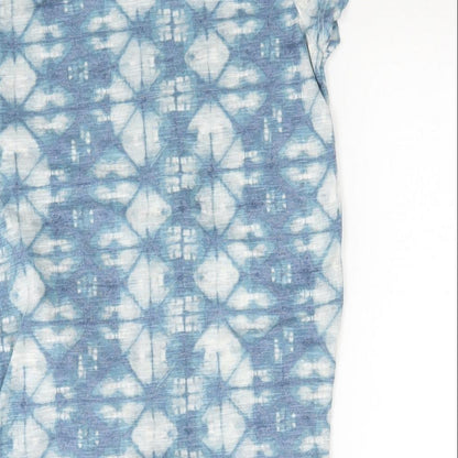 Womens UK Size 8 NEXT Blue Tunic T-Shirt