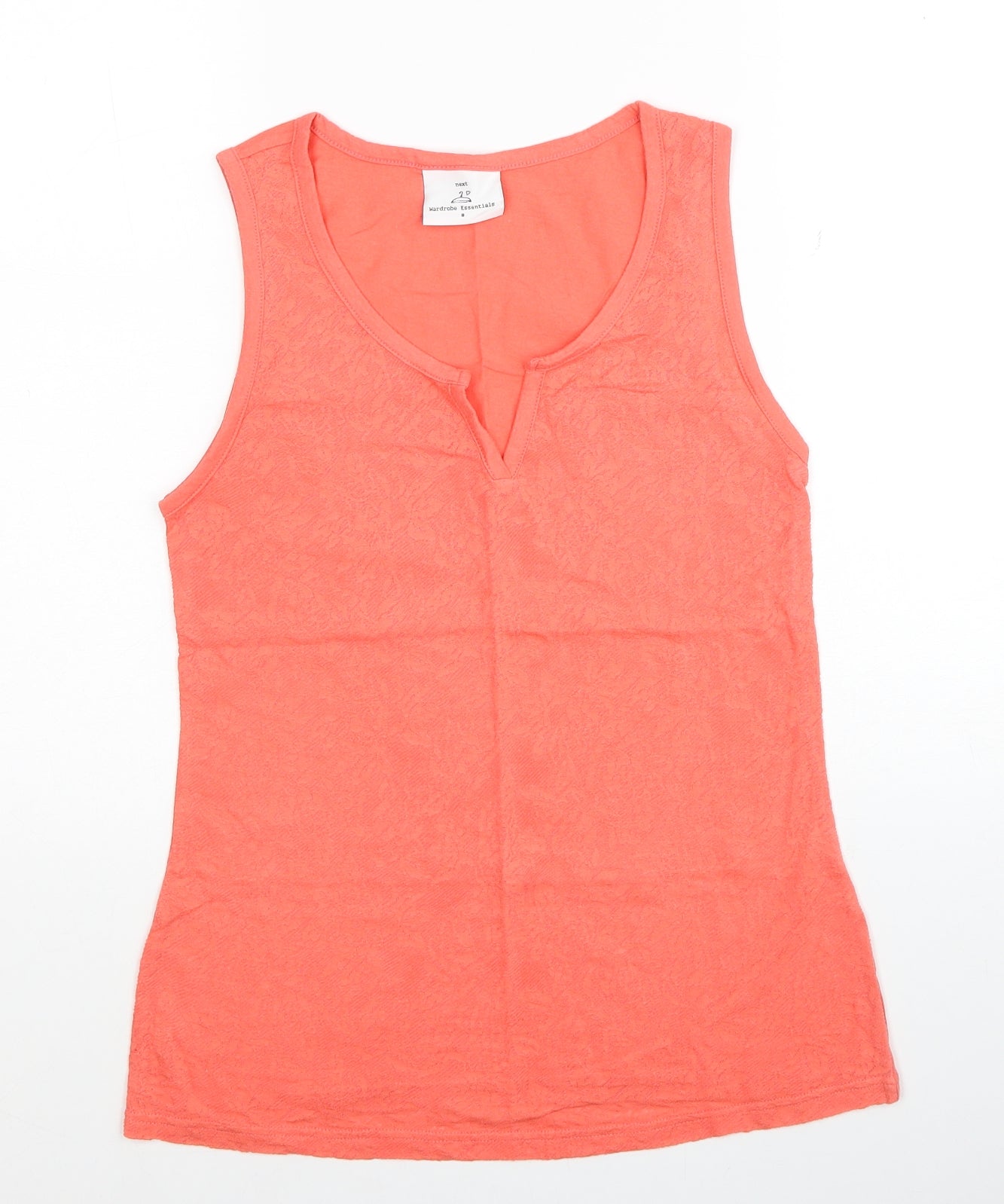 Womens UK Size 8 NEXT Red Basic Tank