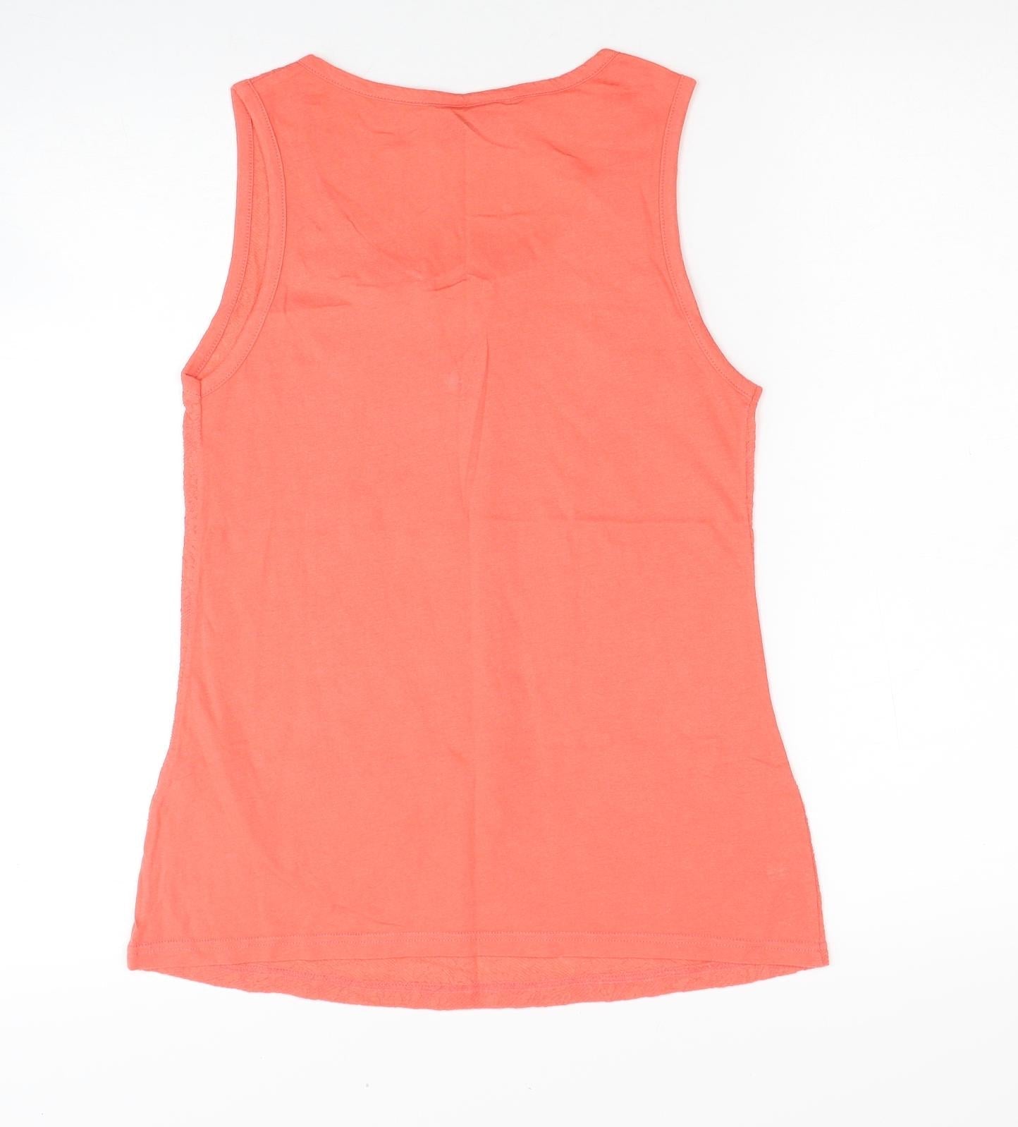 Womens UK Size 8 NEXT Red Basic Tank