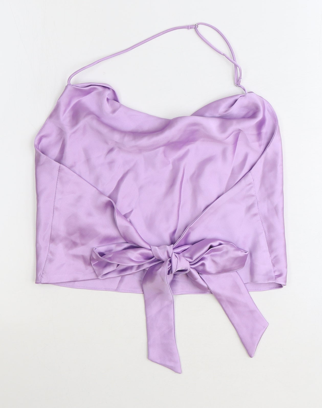 Womens UK Size 2XL Zara Purple Cropped Tank