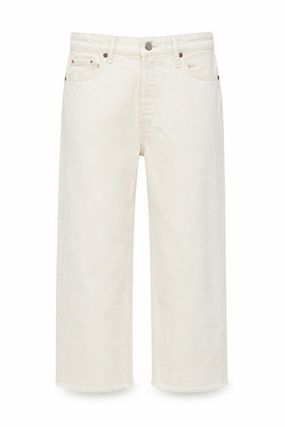 Womens UK Size 8 Zara Regular Fit Straight White Jeans