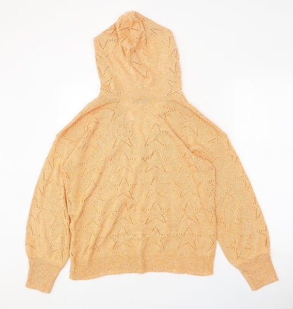 Womens UK Size M NEXT Orange Pullover Jumper