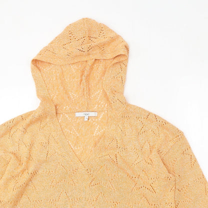Womens UK Size M NEXT Orange Pullover Jumper