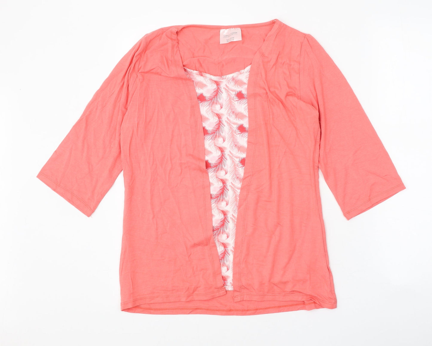 Womens UK Size 10 Gabriella Vicenza Pink Basic T-Shirt