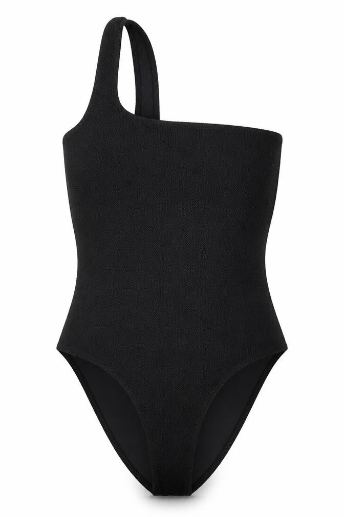 Womens UK Size One Size ASOS One-Piece Black Bodysuit