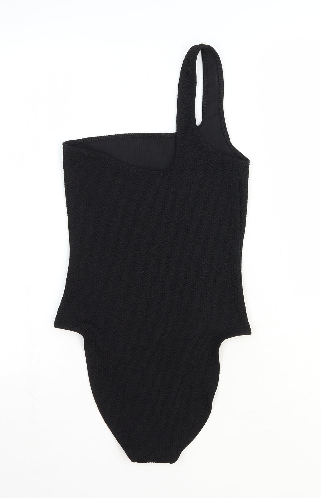 Womens UK Size One Size ASOS One-Piece Black Bodysuit