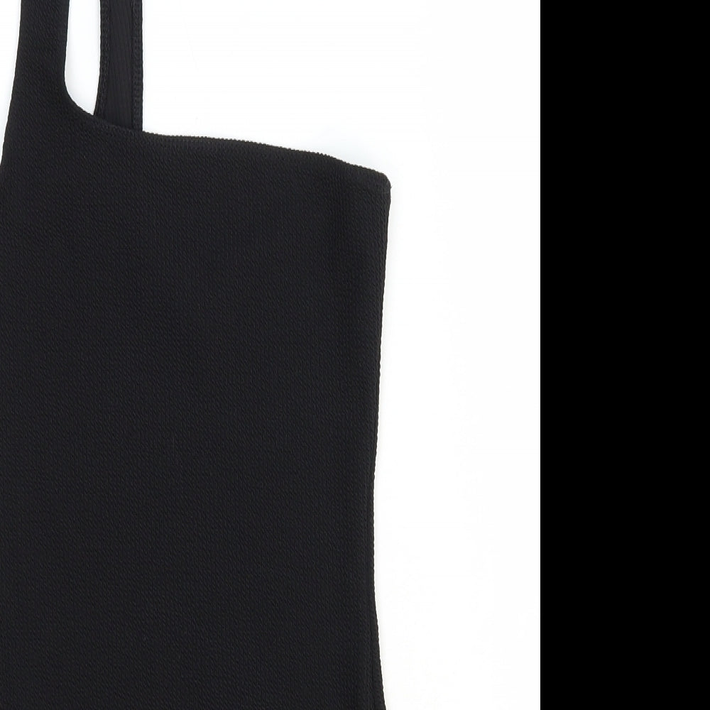 Womens UK Size One Size ASOS One-Piece Black Bodysuit