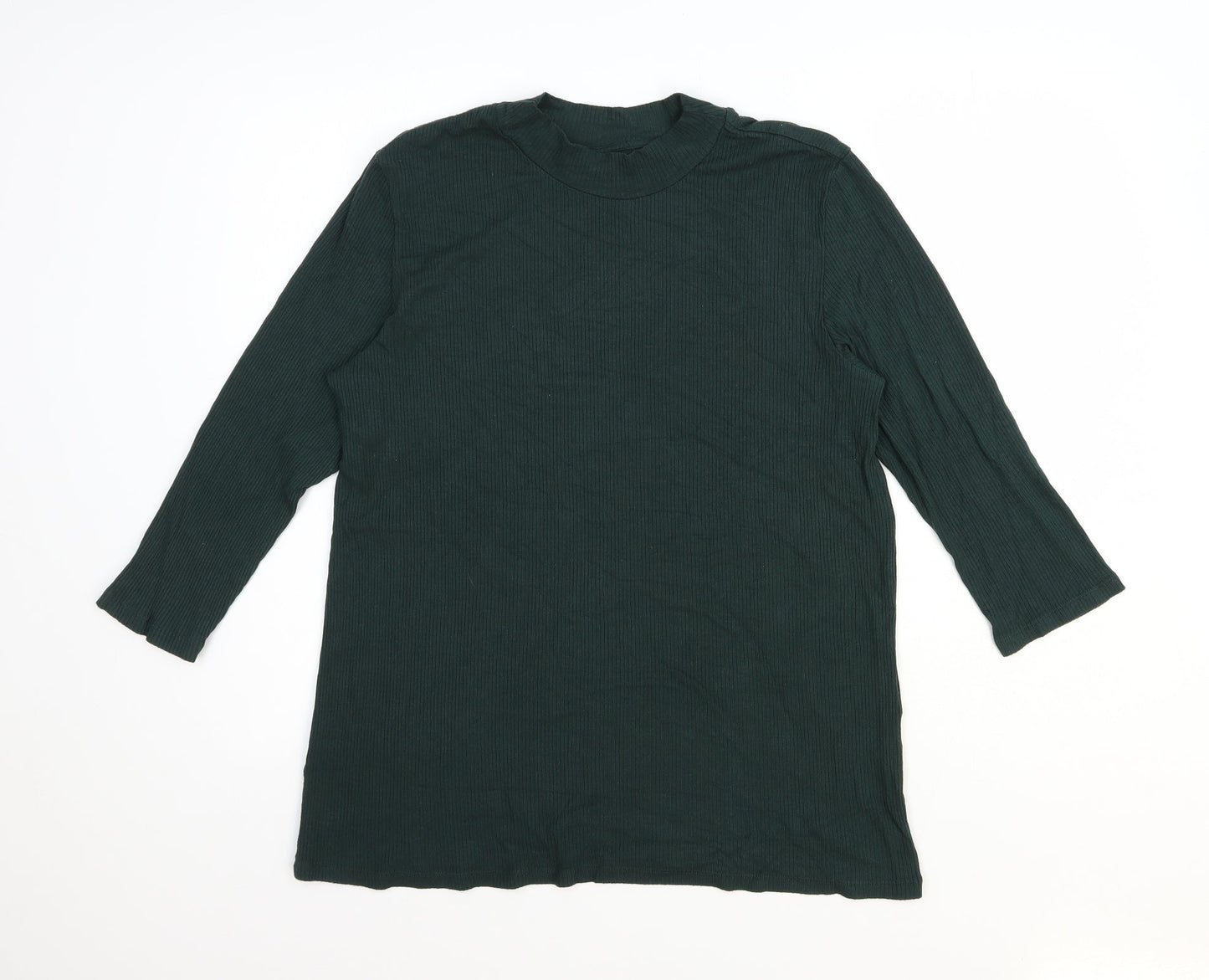Womens UK Size XL Preworn Green Pullover Jumper