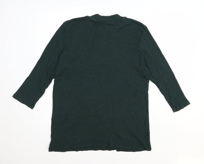 Womens UK Size XL Preworn Green Pullover Jumper