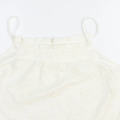 Womens UK Size 20 Per Una White Basic Tank