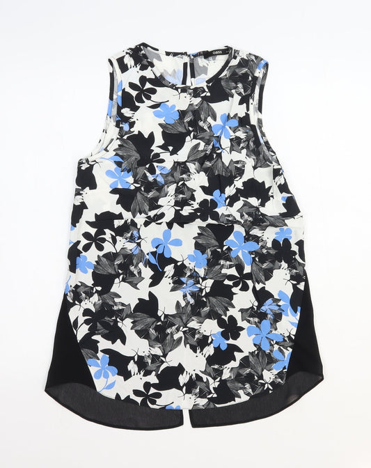 Womens UK Size 8 Oasis Multicoloured Basic Tank