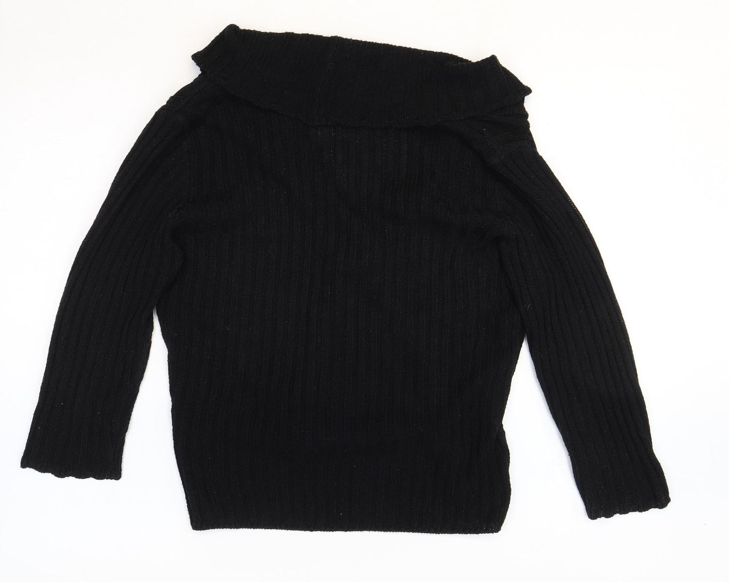 Womens UK Size L M&Co Black Cardigan Jumper