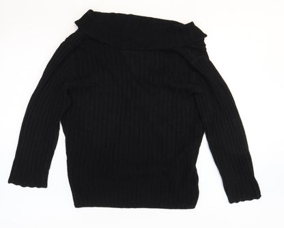 Womens UK Size L M&Co Black Cardigan Jumper