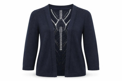 Womens UK Size 14 BHS Blue Cardigan Jumper