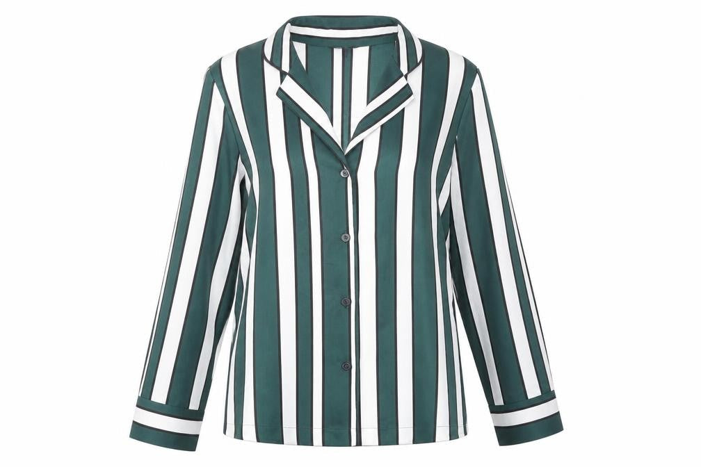 Womens UK Size 8 Topshop Green Basic Button-Up