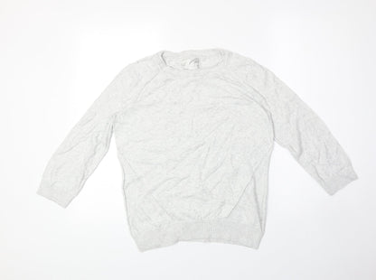 Womens UK Size 12 RJR.John Rocha Grey Pullover Jumper