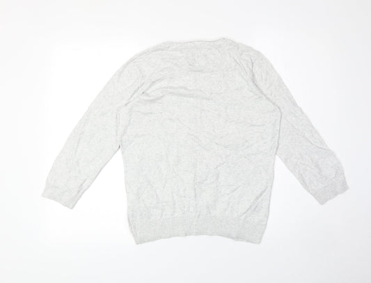 Womens UK Size 12 RJR.John Rocha Grey Pullover Jumper