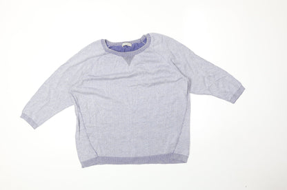 Womens UK Size 12 Marks and Spencer Blue Pullover Jumper