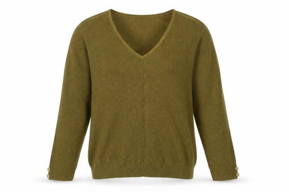Womens UK Size M Wallis Green Pullover Jumper