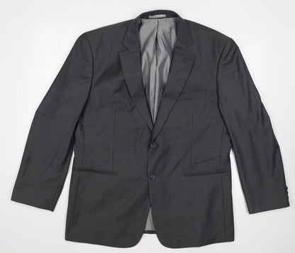 Mens UK Size 44 Jack Reid Regular Grey Suit Jacket