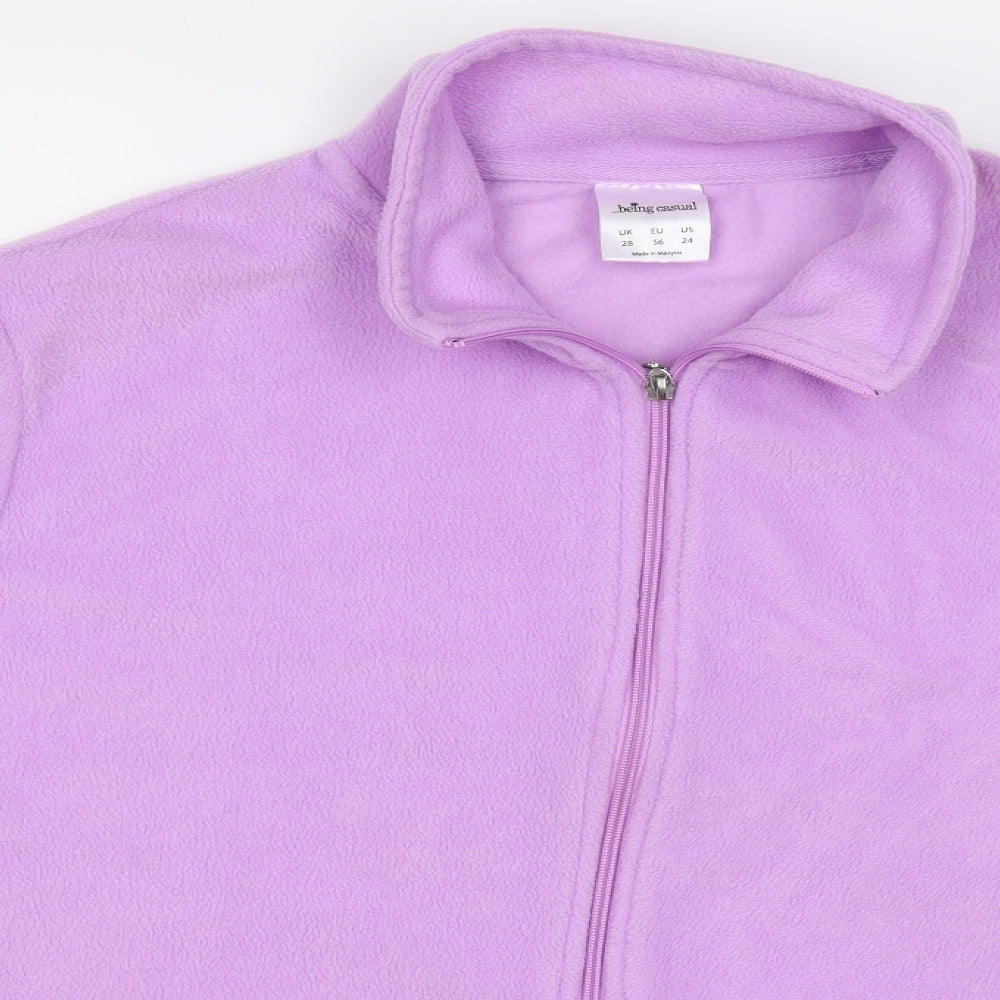 Womens UK Size 28 Being Casual Purple Jacket
