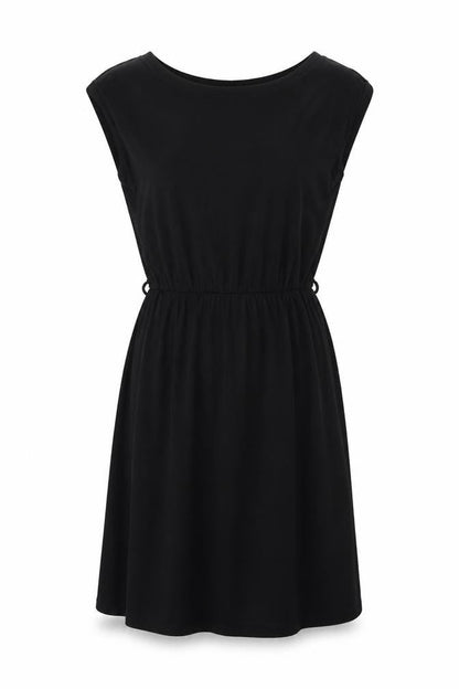 Dorothy Perkins Womens Black Polyester A-Line Size 8 Round Neck Pullover