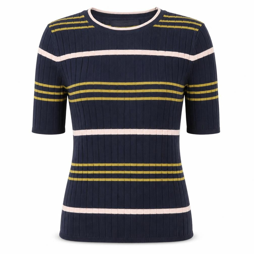 Womens UK Size 6 M&S Collection Blue Basic T-Shirt