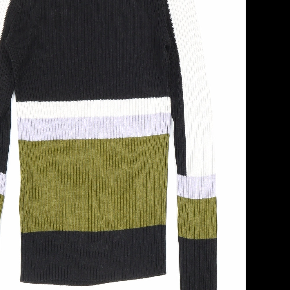 Womens UK Size XS Divided by H&M Multicoloured Pullover Jumper