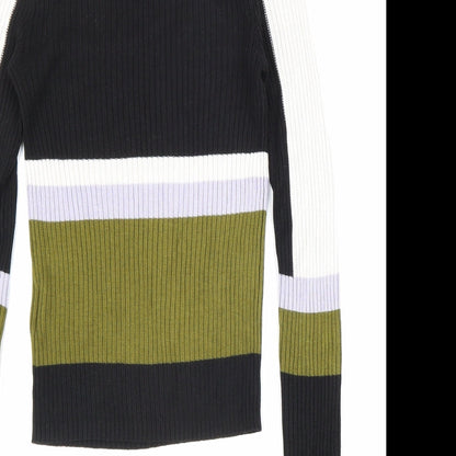 Womens UK Size XS Divided by H&M Multicoloured Pullover Jumper