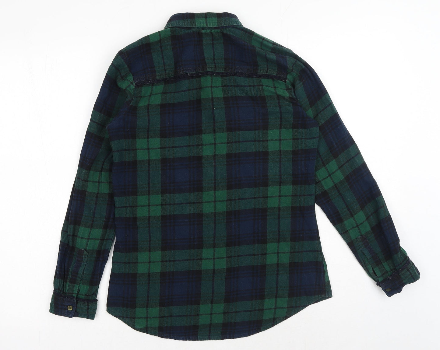 Womens UK Size 8 Dorothy Perkins Green Basic Button-Up