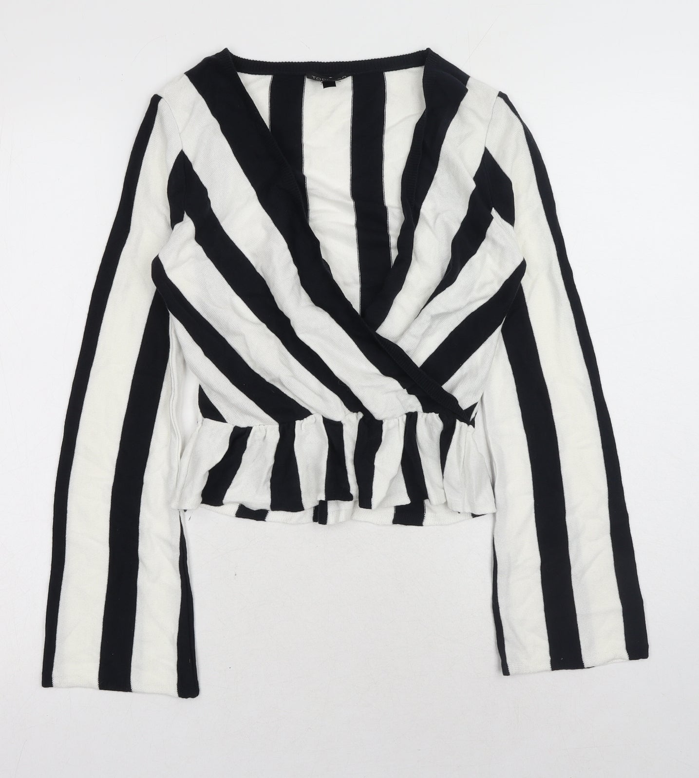 Womens UK Size 8 Topshop White Pullover Jumper