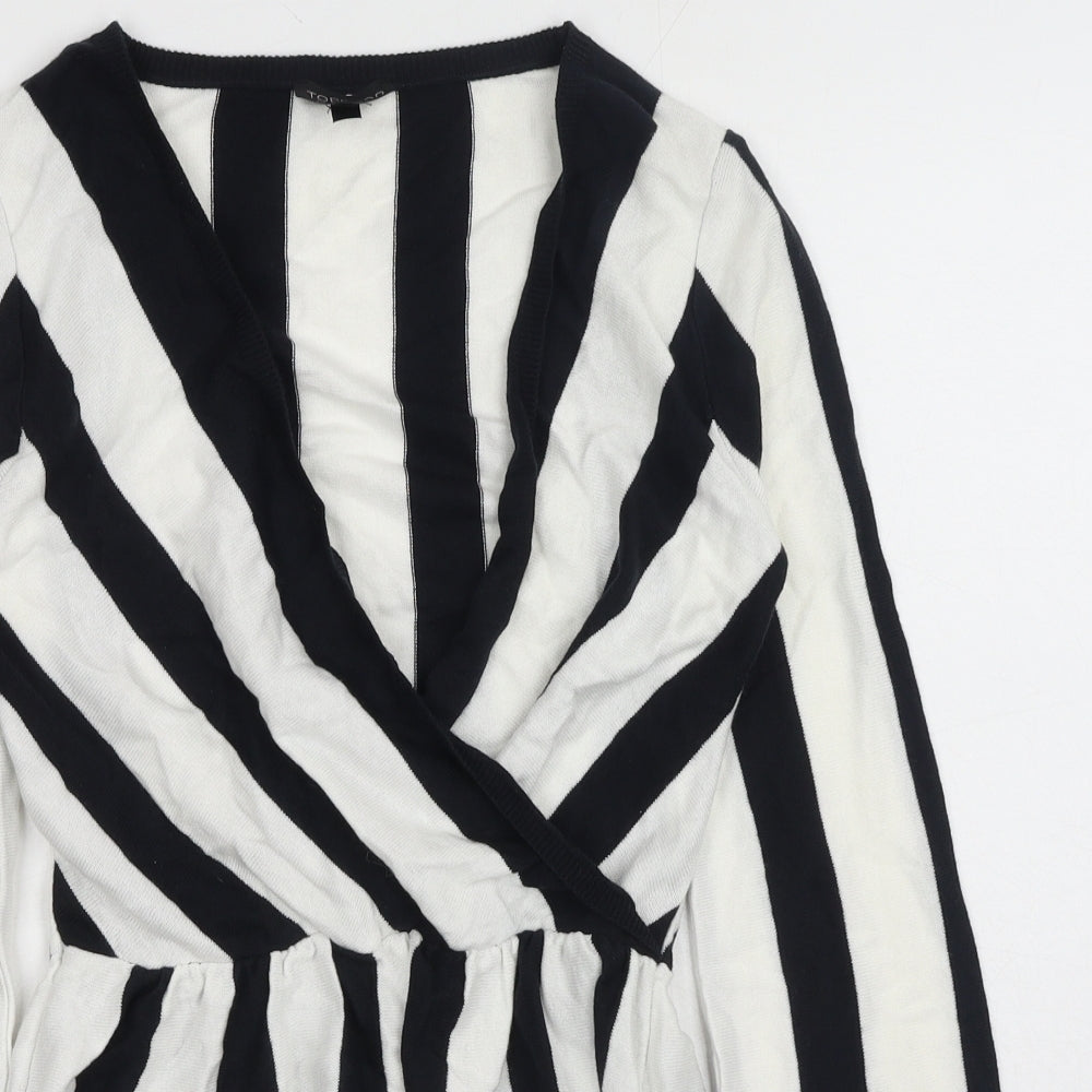 Womens UK Size 8 Topshop White Pullover Jumper